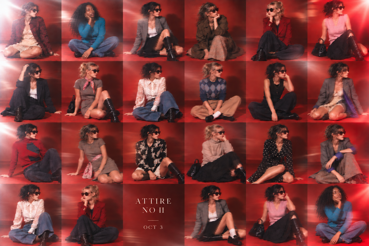 Attire no•II vintage collection editorial